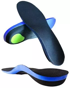 Стелька Rela Kino от Physical Shock Absorbation Arch Support для мужчин и женщин [под наблюдением терапевта] (Черный, М26-27) чёрный