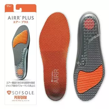 Стелька Sof Sole Air Plus унисекс сменная тип M размер 226370 амортизация (24,0-25,5см)