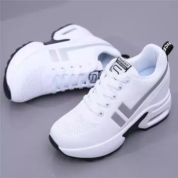 Стелька, увеличивающая рост, женские кроссовки с сетчатой воздушной подушкой, амортизирующая платформа, обувь для отдыха и туризма 33