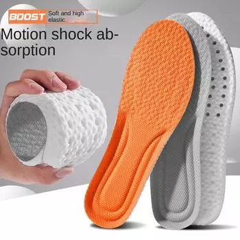 Стельки для мужчин и женщин с ультрамягкими спортивными свойствами, высокой эластичностью, амортизацией, впитыванием пота, предотвращением запаха, воздухопроницаемостью и дезодорированием 35 чёрный
