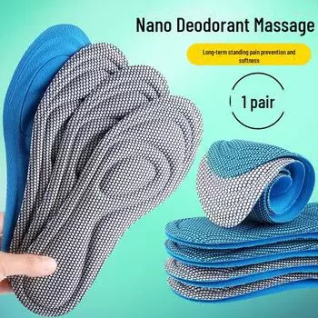 Стельки для мужского и женского футбола: Мягкий, дезодорирующий, впитывающий пот, высокоэластичный и амортизирующий, обеспечивающий длительный комфорт. 39-40 синий