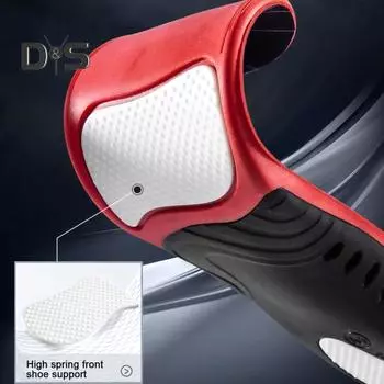 Стельки для подошвенного фасциита для мужчин и женщин, сверхмощная поддержка, высокий свод стопы, плоскостопие, облегчение боли, ортопедическая стелька весом 220+ фунтов, дышащий ударопрочный каблук S красный