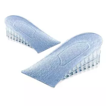 Стельки для увеличения роста многослойные прозрачные силиконовые амортизирующие подъемники для обуви 5 см 2 3.5cm