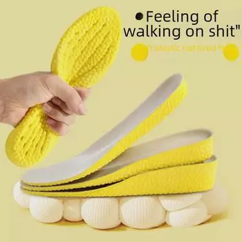 Стельки из латекса, увеличивающие рост: Невидимые, дышащие, впитывающие пот и амортизирующие прокладки для мужчин и женщин 39-40