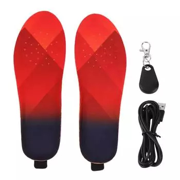 Стельки с электроподогревом, графеновые, USB-грелки для ног с дистанционным управлением для зимы Size 43?46