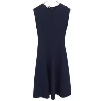 Stella McCartney made in Italy No sleeve Long dress 40 Navy blue Women Used