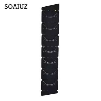 Стеллаж для демонстрации бейсболок, задняя стенка двери, нетканый недеформированный стеллаж для хранения подвесных шляп, хранение и демонстрация бейсболки, разумное хранение One Size серый