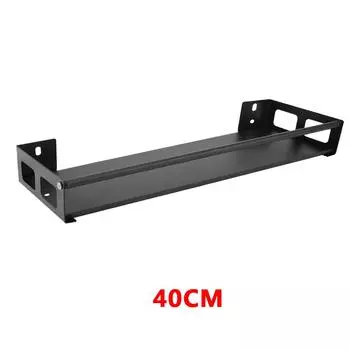 Стеллаж для хранения бутылок приправ, полки для специй из нержавеющей стали, кухонный органайзер, бесплатная перфорация 40 CM