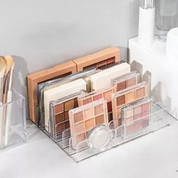 Стеллаж для хранения денег, 7 отделений, прозрачный, сверхмощный, большой емкости, многофункциональный, настольный, палитра теней для век, косметический держатель, органайзер Large