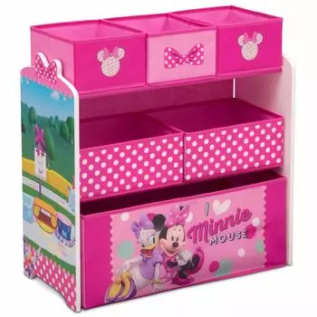 Стеллаж для хранения игрушек Delta Delta Disney Minnie Mouse TB84720MN розовый