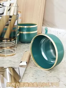 Стеллаж для хранения кухонных столовых приборов, органайзер для чаши, многофункциональная большая вместительная полка для слива посуды, держатель для посуды, держатель для кухонных принадлежностей 1 Layer чёрный