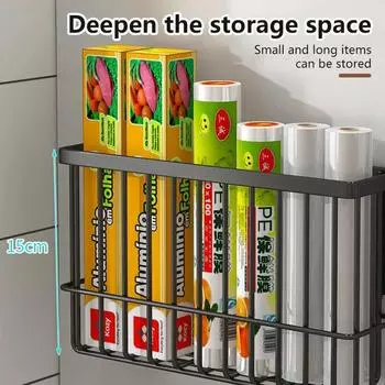 Стеллаж для хранения на холодильнике, магнитная притяжка, кухонная полка для специй, пунш, бесплатная экономия места, прочная микроволновая печь, практичная в скандинавском стиле белый