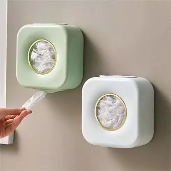 Стеллаж для хранения на кухне Многофункциональный инновационный популярный зеленый тренд Большая вместимость кухонный держатель для пластиковой пленки для хранения на кухне зелёный