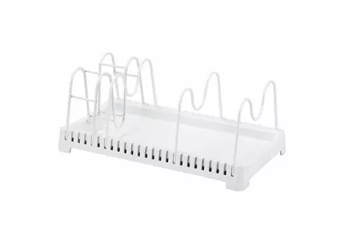 Стеллаж для хранения набора посуды Pearl Metal Drawer, сделано в Японии, свободное расположение HB-5598 белый