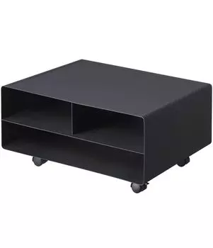 Стеллаж для хранения принтера Yamazaki Jitsugyo, черный, W48XD37XH19см, Tower 4349 (Ямадзаки) Двусторонний Прибл. чёрный