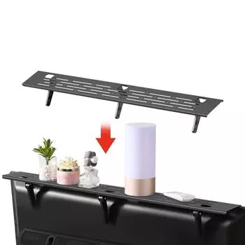 Стеллаж для хранения ТВ без сверления для гостиной, настольная подставка для монитора, металлическая подвесная полка для декора приставки маршрутизатора S