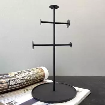 Стеллаж для хранения ювелирных изделий в скандинавском стиле, полка для часов, полка для колец, полка для ожерелий, шкатулка для хранения ювелирных изделий, прикроватная тумба для хранения ювелирных изделий