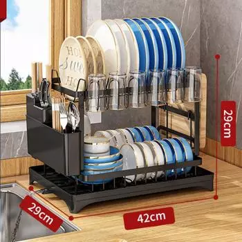 Стеллаж для кухонной посуды, бытовые палочки для еды, стеллаж для хранения ножей и вилок, сушилка на столешнице