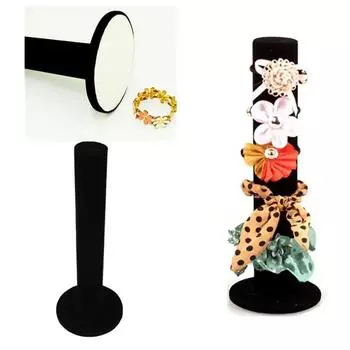 Стеллаж для резинок для волос Черный серый