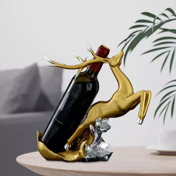 Стеллаж для вина, держатель для бутылок, подарочные аксессуары, полка для рукоделия синий