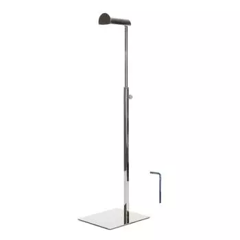 Стеллаж для выставки товаров сумок Стильный многофункциональный держатель для сумок из нержавеющей стали для магазинов одежды серебряный