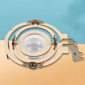 STEM Gyroscope Science Kit Деревянный DIY Обучающая Игрушка для Детей Сборка Без Клея STEM