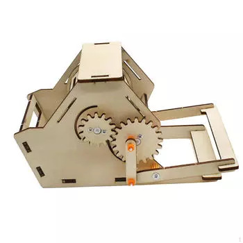 Stem Science Kits Wood Threshing Machine Craft Physics, 3D Puzzle Сборка Эксперимент