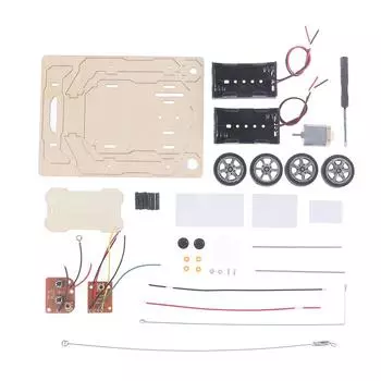 Stem Toy Беспроводной пульт дистанционного управления для сборки автомобиля Образовательный научный эксперимент Набор
