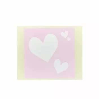 Stencil [Heart] (sticker type)/Standard/Popular (30 pieces)