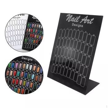 Стенд для демонстрации дизайна ногтей, профессиональный дизайн, образцы ногтей белый