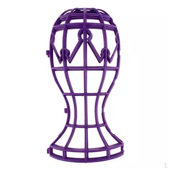 Стенд для демонстрации шиньона Держатель для шляпы Складной устойчивый инструмент коричневый