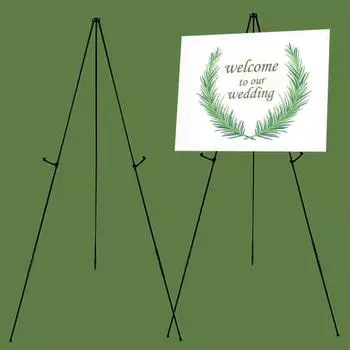 Стенд для показа плакатов. Складной стенд для школьного использования. Стабильный держатель для рисования. Легко носить с собой. Фиксированный плакат. Износостойкий. серебряный