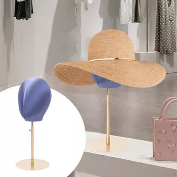 Стенд для укладки волос, демонстрационная головка, модель манекена для салона синий