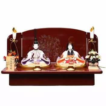 Стенд Кимекоми Кёгоку Хина с куклой Кимекоми [Эдо Кимекоми] [Кимэкоми] Made by Ogura Soen Kimekomi (декоративный свет) [Украшение принца] [Какинума Токо]