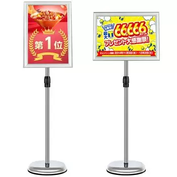 Стенд STANDNEE Информационный стенд A3 Стенд-доска Раздвижная стойка для меню Информационная доска для компании Доска объявлений Стенд для доски объявлений