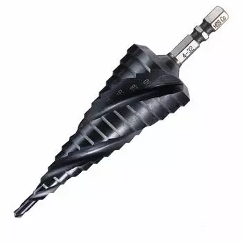 step spiral hexagonal with storage TiAlN titanium nitride coated HSS CO cobalt high speed millimeter suitable for impact for stainless plastic x