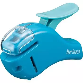 Степлер без скоб KOKUYO Harinax Compact Alpha Blue Корпус из листов бумаги 5 листов размер SLN-MSH305B: h53xw27xd87mm/Номер скреплен скобами/копия (ппц