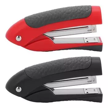 Степлер настольный емкостью 20 листов ручной удобный компактный для домашнего офиса школы Black