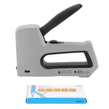 Степлер ручной 3 в 1 пистолет для забивания гвоздей со скобами для сбивания гвоздями рамок для картин маслом картонных коробок