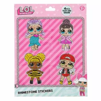 Steps Surprise Rhinestone Sticker 4P Set LOL2014 L.O.L
