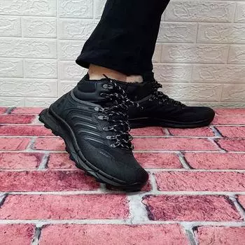 Stepway 8055 Черные меховые сапоги Stepway с противоскользящей подошвой