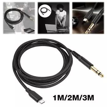 Стерео кабель Aux Jack 1M/2M/3M для усилителя домашнего кинотеатра микшера электрогитары 2M