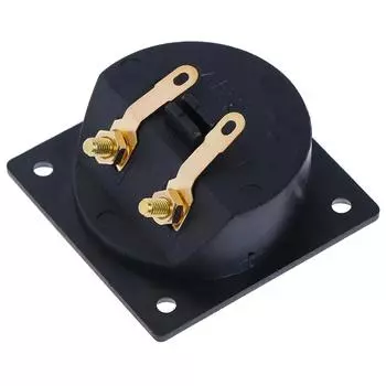 Стерео винтовой разъем для подключения сабвуфера, двухканальный динамик 56.7*49mm чёрный