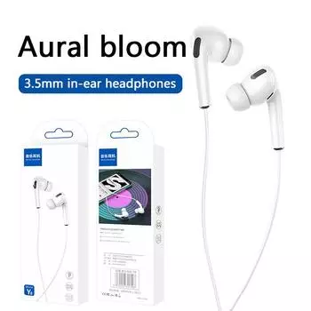 Стереомикрофонная гарнитура с круглым отверстием синий