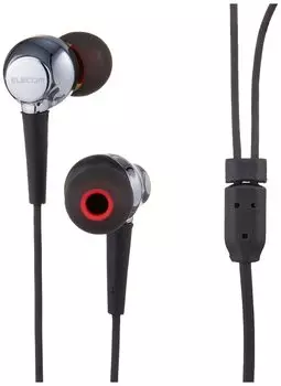 Стереонаушники ELECOM/канальные/драйвер 10,0 мм/черные