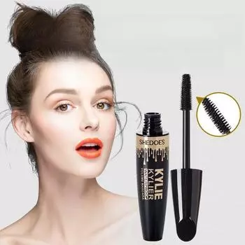 Стереоскопическая 4D плотная тушь для больших глаз Водостойкая и устойчивая к поту тушь для ресниц Тушь для глаз и против головокружения Подходит для начинающих