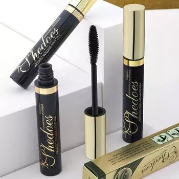 Стереоскопические толстые и большие глаза Genifique, водостойкий черный сценический макияж для глаз чёрный