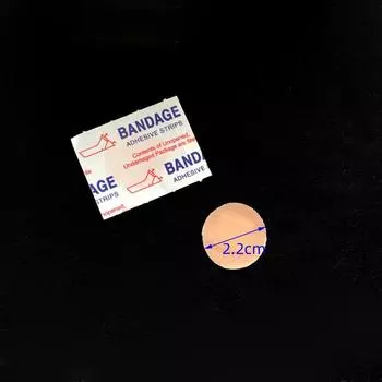 Стерильные рассасывающиеся шовные пластыри для акупунктуры и послеоперационных ран - Водонепроницаемая медицинская повязка Round Bandage