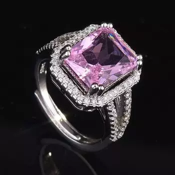 Стерлинг 925 Цинцин Перак Цинцин Перникахан Десайн Романтис Пертунанган Рубеллит Мера Муда Мева унтук Ванита Класик Перхиасан Багус Merah Jambu