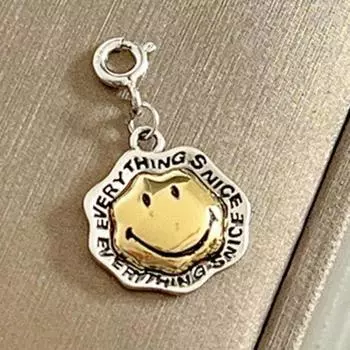 Sterling Silver Gold and Silver Contrast Color SUNFLOWER Pendant Female S925 Clavicle Chain Light Luxury Minority Ins Design Sense High-End Fashion 925